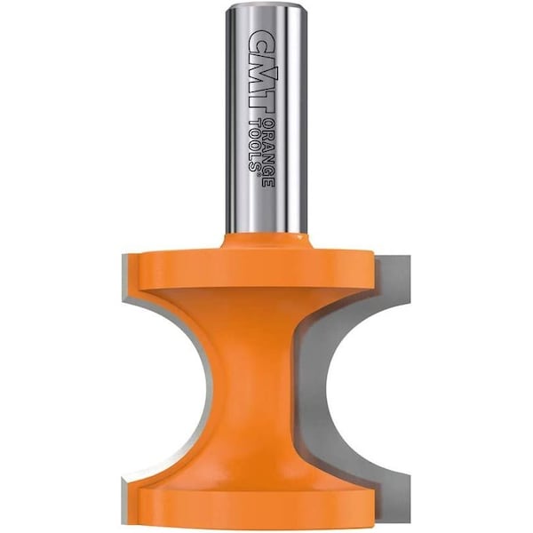 Bull Nose Bit, 1/2-Inch Shank, 1/2-Inch Radius, Carbide-Tipped